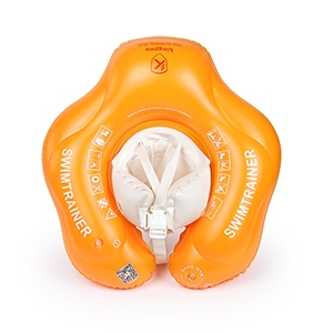 

kingpou 0.3mm PVC Wear-resistant Inflatable Baby Swimming Ring(Orange M)