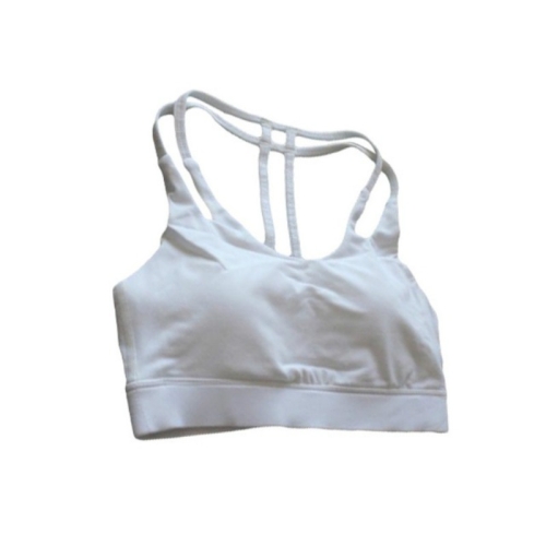 

Women Sport Bras Double Bandeau Gym Underwear, Size:Free Size, Color:White