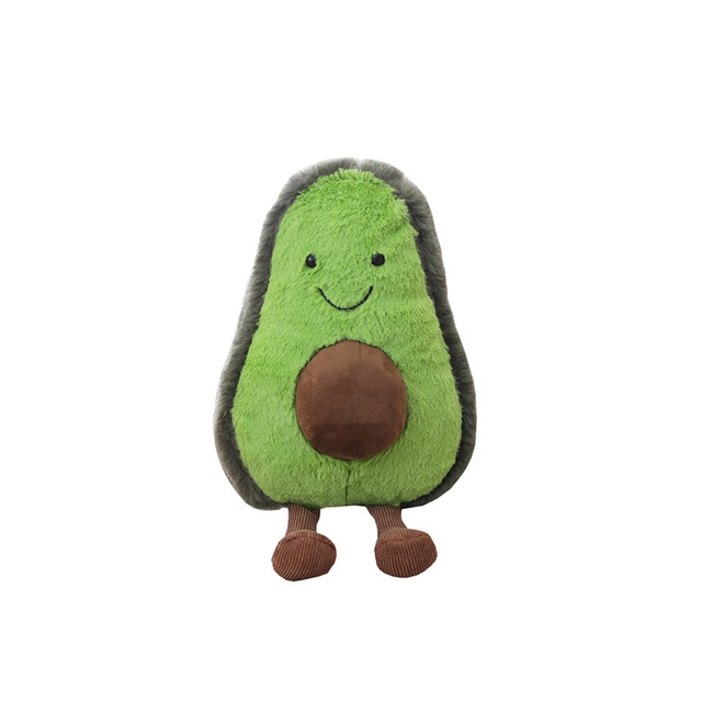 

Cute Cartoon Avocado Plush Pillow Toy 22~45Cm Avocado With Feet Children Fruit Avocado Stuffed Plush Pillow Toy Gift for Child(A-22cm)