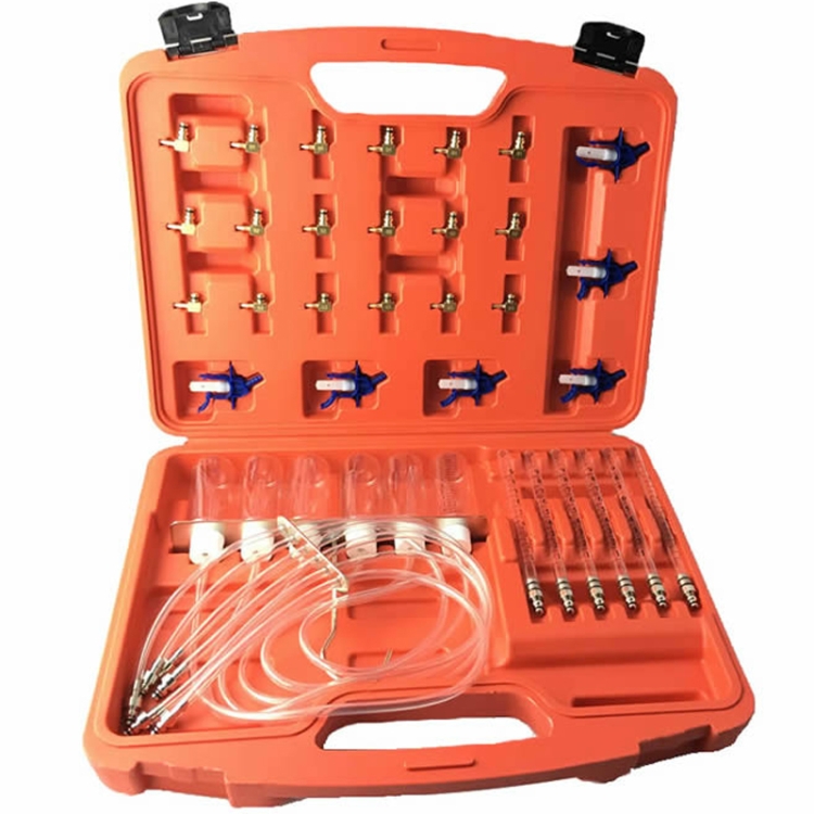 

Diesel Injector Nozzle Tester Fuel Flow Meter Common Rail Adapter Fuel Line Diagnostic Tool Set