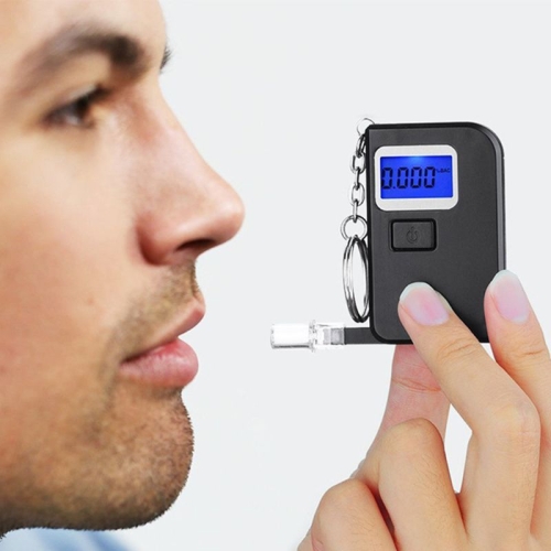 

Portable Alcohol Tester Keychain Mini Breath Alcohol Meter