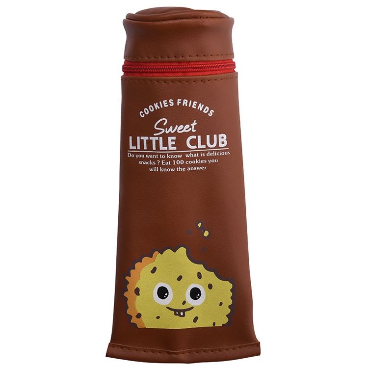 

Fashion Creative Snack Mobilization PU Toothpaste Shape Pen Bag with Large Capacity(Biscuits)