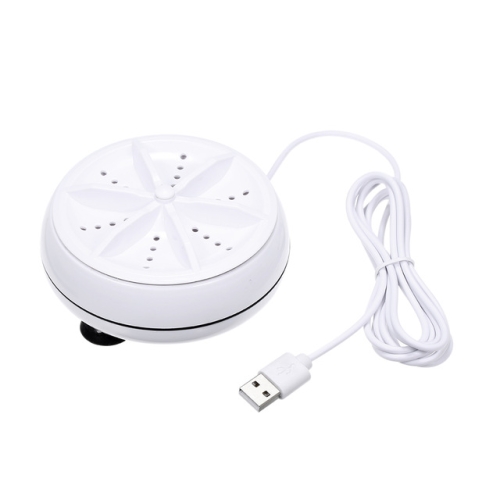 

2 in 1 Portable Mini Washing Machine Ultrasonic Turbine Clothes Mini Washer with USB Cable Convenient for Travel