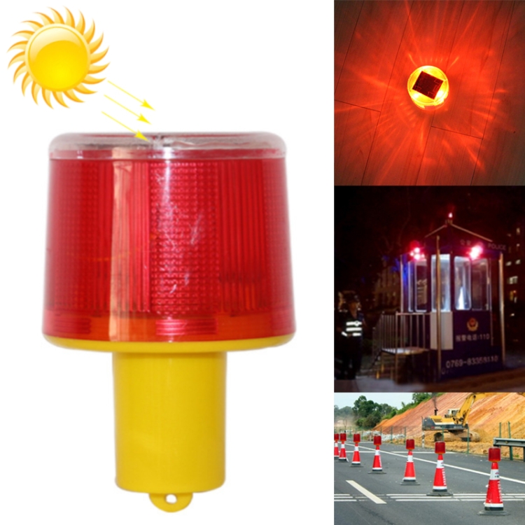 

Night Solar Warning Construction Safety Warn Flash Lights Signal Light(Crude)
