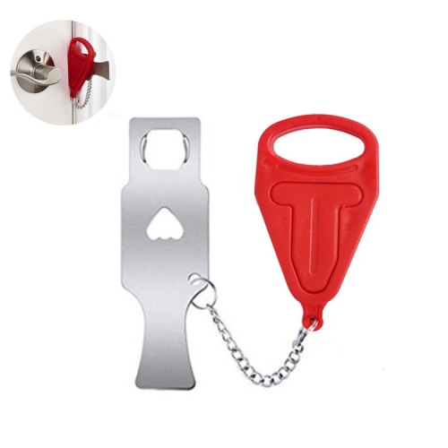 

Portable Security Lock Door Lock Anti-theft Lock, Style:T Type