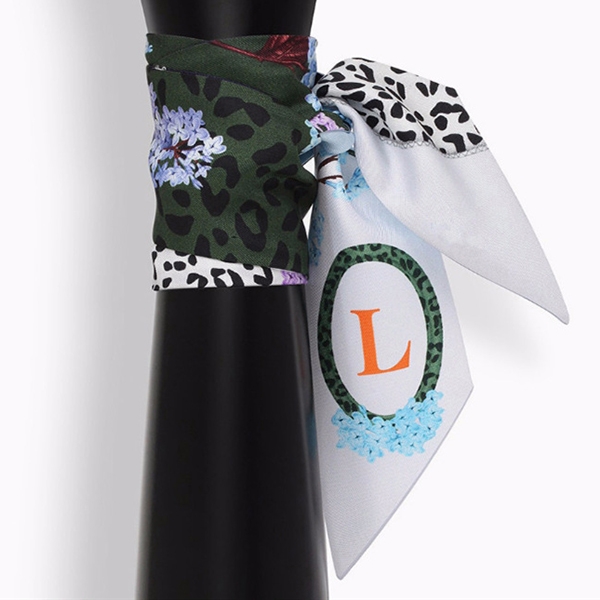 

Letter Tarot Small Scarf for Women, Width: 6.2cm, Color:L