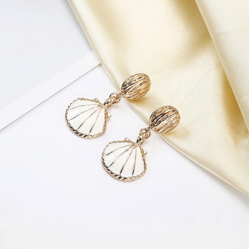 

Fashion Vintage Lovely Women Shell Earrings(White)