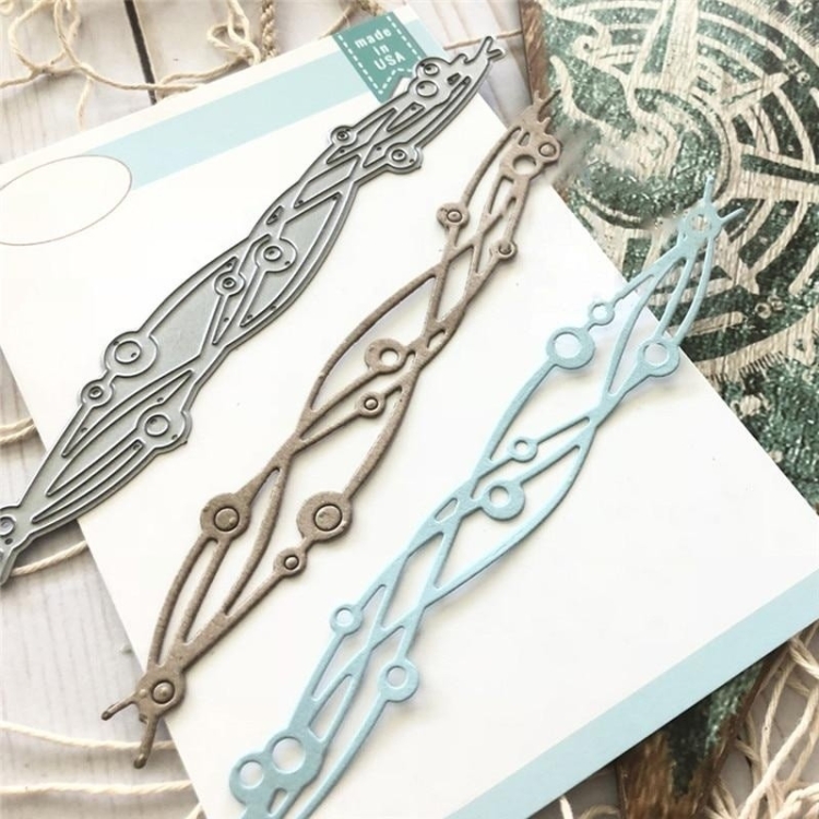 

Wave Lace Knife Mold DIY Cutting Book Album Greeting Card Making Mold