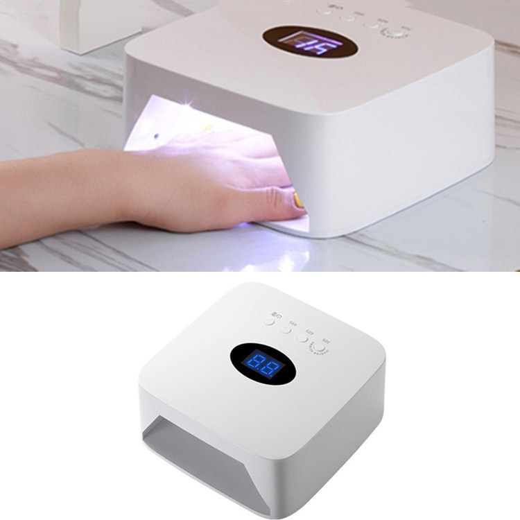 

S50 Rechargeable Manicure Light Therapy Machine Portable Wireless Battery Manicure Lamp, Plug Type:EU Plug