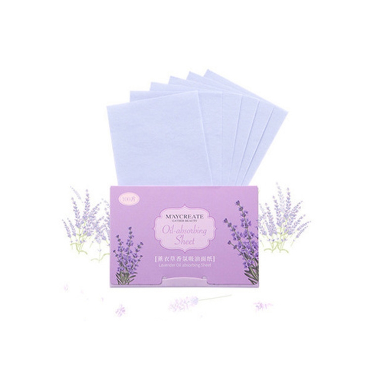 

Plant Fiber Breathable Linen Makeup Remover Blotting Paper Face Cleaning Tool, Color:Lavender