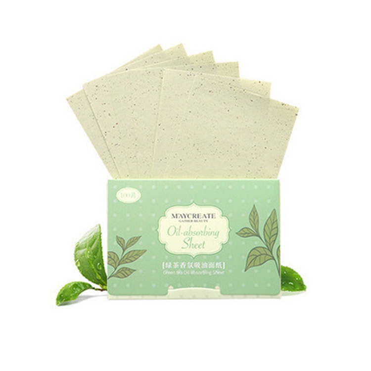 

Plant Fiber Breathable Linen Makeup Remover Blotting Paper Face Cleaning Tool, Color:Green Tea