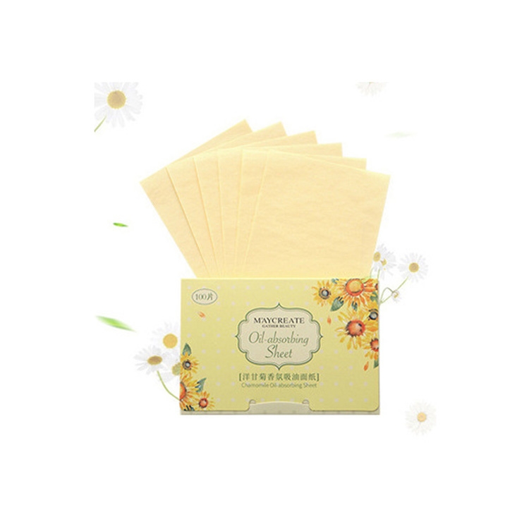 

Plant Fiber Breathable Linen Makeup Remover Blotting Paper Face Cleaning Tool, Color:Chamomile