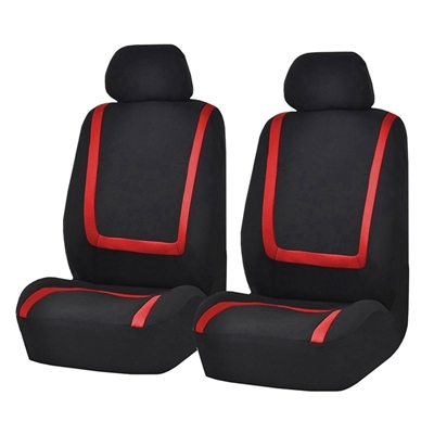 

Universal Car Seat Cover Polyester Fabric Automobile Seat Covers Car Seat Cover Vehicle Seat Protector Interior Accessories 4pcs Set Red