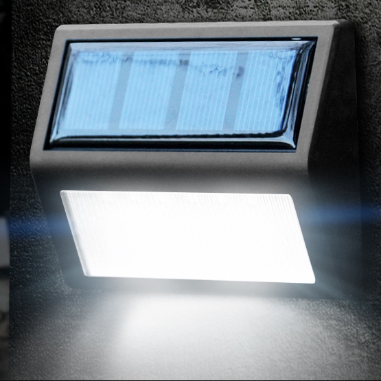 

6 LEDs Outdoor IP65 Waterproof Garden Lamp LED Solar Power Light Sensor Emergency Wall Light(White Light)