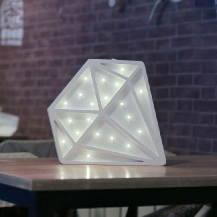 

Diamond Shape LED Night Light Decoration Pendant(White)