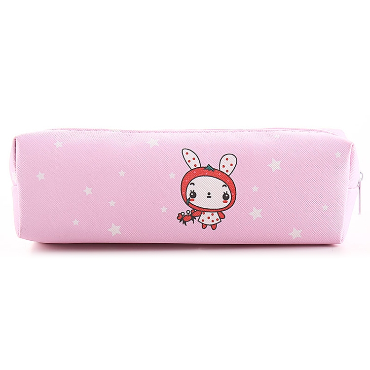 

Cute Animal Canvas Pen Bag Stationery Pouch Office School Supplies(Rabbit)
