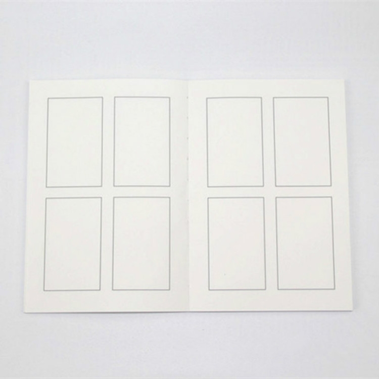 

2 PCS 0928 Creative Movie Story Notebook Four Comic Painting Book Diary Book Sketch Book Stationery School Supplies, Size:A5