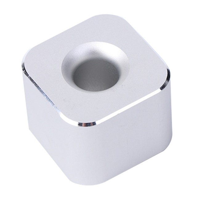 

Creative Metal Pencil Holders Single Slot Pen Stand Office Containers Organizer(Silver)