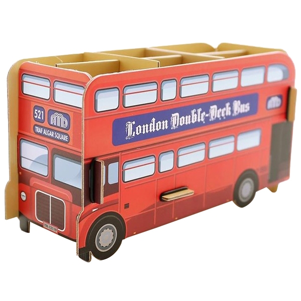 

Lovely Multifunction DIY Pen Holder Papery Pens Stand Pencil Holders Desk Large Office Accessories Supplies Stationery(Bus)