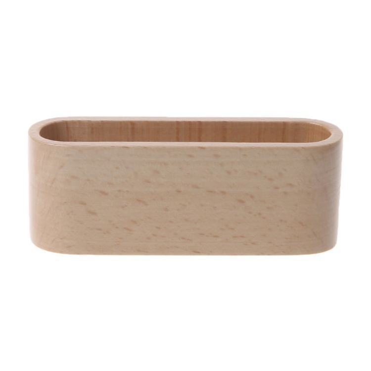 

20 PCS Wooden Table Business Card Display Stand Memo Holder Storage Box Organizer, Type:Elm color