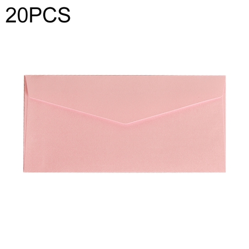 

20 PCS Classical Kraft Envelopes Retro Envelope Blank Envelops Office Supplier Stationery(Pink)