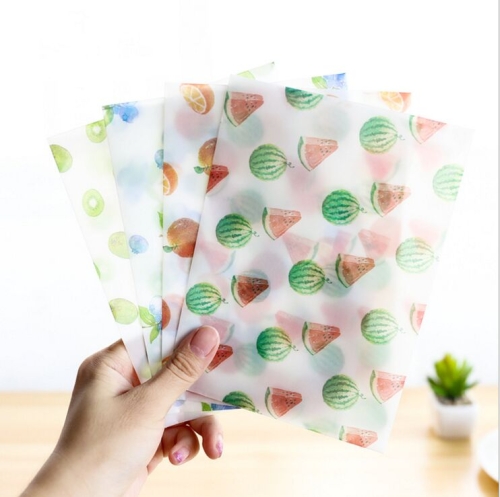 

Fruits Parchment Paper Envelope Postcard Photo Stroage Greeting Card Invitation Letter