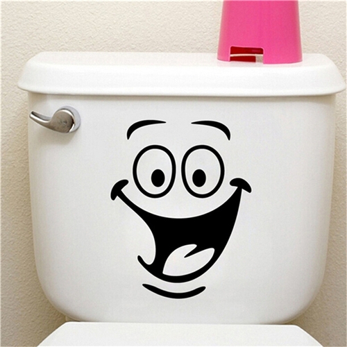 

Monochrome Anime Wall Stickers Children Room Bathroom Cabinets Toilet Decorative Stickers