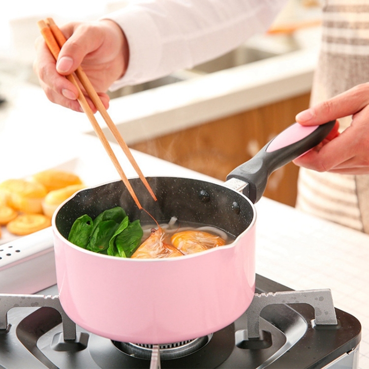 

Mini Milk Pan Not-Sticky Heating Pot Portable Soup Pot Metal Flat-Bottomed Multifunction Egg Soup Noodles
