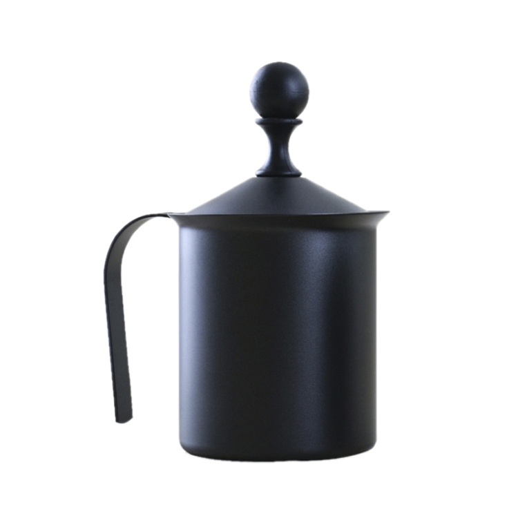 

Pump Creamer Stainless Steel Double Mesh Manual Coffee Milk Foam Frothing Pitcher Froth Pump Foamer Cup, Capacity:800cc