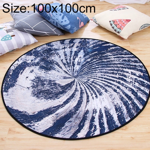 

Circular Geometry Carpet Home Hotel Cartoon Door Mat, Size:Diameter 100cm(Years)