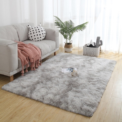 

Simple Sofa Bedside Gradient Carpet Living Room Bedroom Mat, Color:Light Grey, Size:40x60cm