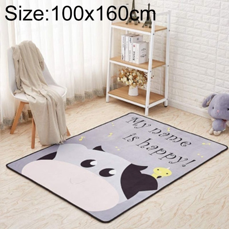 

Mega Nordic Style Cartoon Carpet Living Room Anti Fall Non-slip Floor Mat, Size:100x160cm(Cow)