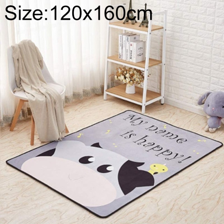

Mega Nordic Style Cartoon Carpet Living Room Anti Fall Non-slip Floor Mat, Size:120x160cm(Cow)