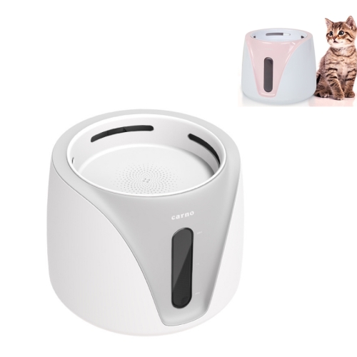 

Pet Automatic Circulation Water Feeder Electric Running Water Anti-dry Burning Visual Water Level Drinking Machine, CN Plug, Style:Water Level(Gray)