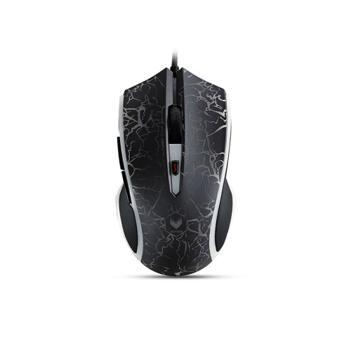 

Rapoo V20S 3000 DPI 7 Buttons Gaming Internet Cafe Mouse Wired Mouse(Crack Black)