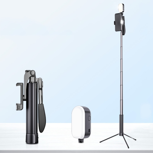 

Live Foldable Photography Fill Light Beauty Bracket Mobile Phone Anti-shake Stabilizer, Size:110cm+Double Fill Light