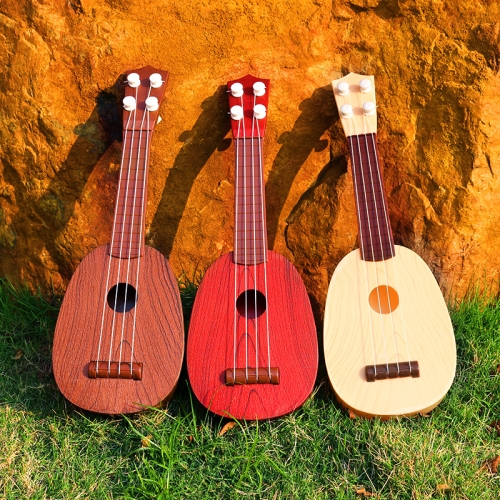 

5 PCS Children Simulation Musical Instruments Play Ukulele Educational Enlightenment Toys, Random Color Delivery