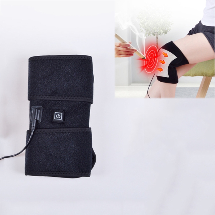 

WT-R25 Electric Heating Knee Pads Hot Compress Leg Warmer Winter Knee Keep Warm Protective Gear with USB Data Cable, Specification:DC Round Hole Interface
