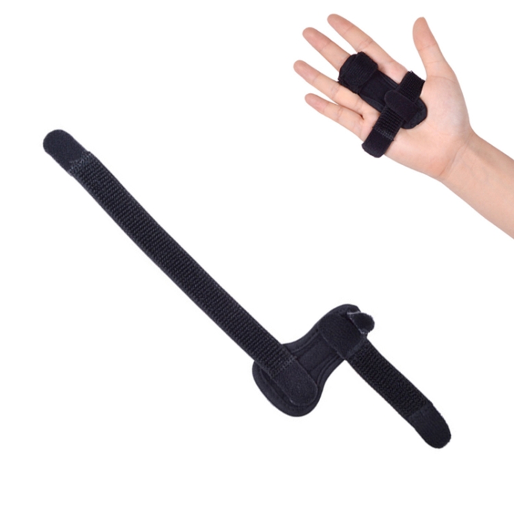 

JM02965 Finger Protector for Correcting Fracture Fixation Protective Sleeve Finger Support Fixator, Size:One Size(Black)