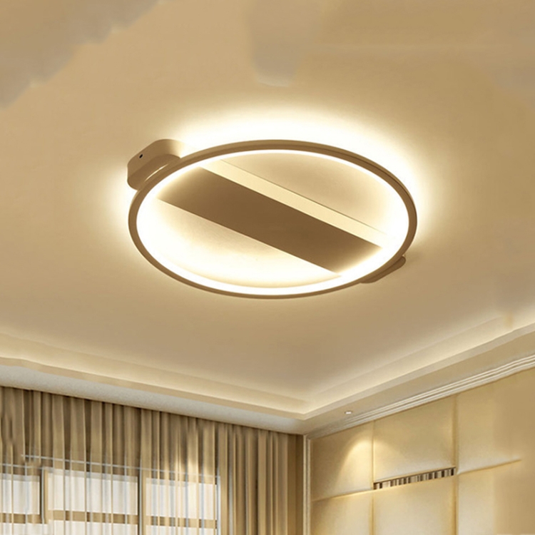 

Round LED Room Ceiling Lamp Creative Bedroom Living Room Light Children Room Modeling Lamp, Light Color:Warm Light, Diameter:42cm(White)