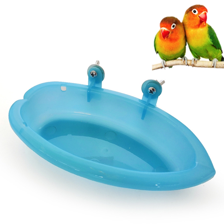 

Parrot Round Bath Basin Shower Bathtub Kit Bird Bathtub Bathing Supplies, Style:No mirror