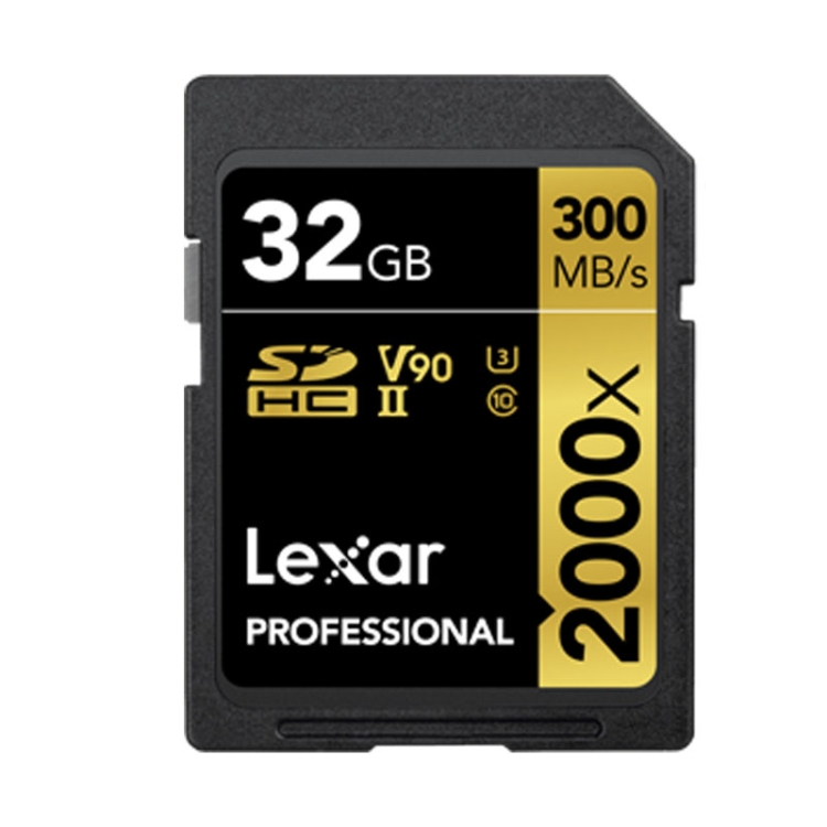 

Lexar SD-2000x High Speed SD Card SLR Camera Memory Card, Capacity:32GB