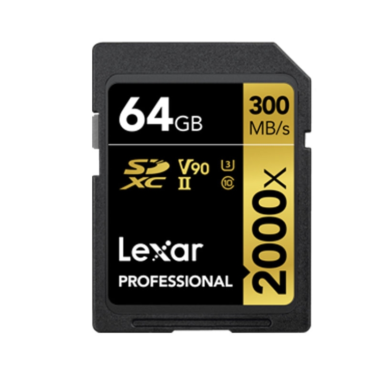 

Lexar SD-2000x High Speed SD Card SLR Camera Memory Card, Capacity:64GB