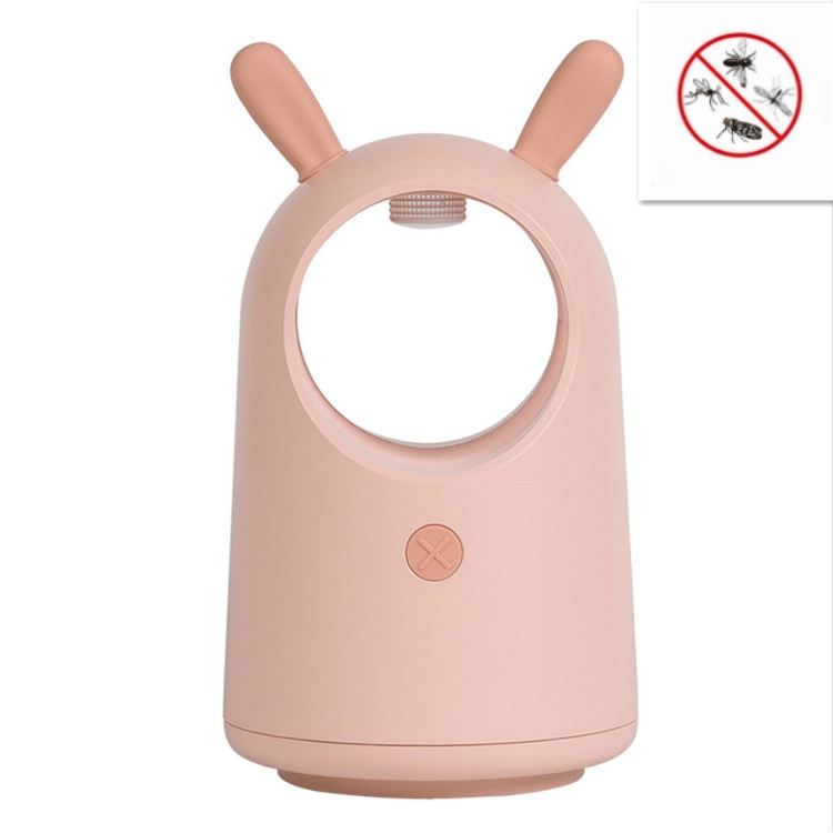 

Cute Pet Photocatalyst USB UV Mosquito Killer(Pink)