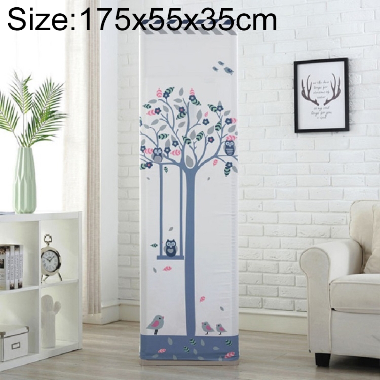 

Simple Vertical Cabinet Type All Inclusive Air Conditioning Fabric Dust Cover, Size:175x55x35cm, Style:Swing