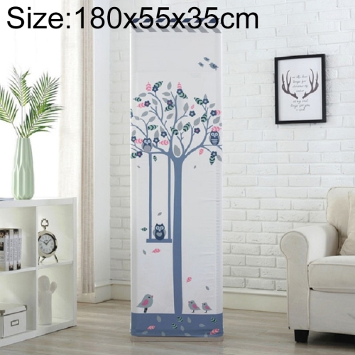 

Simple Vertical Cabinet Type All Inclusive Air Conditioning Fabric Dust Cover, Size:180x55x35cm, Style:Swing