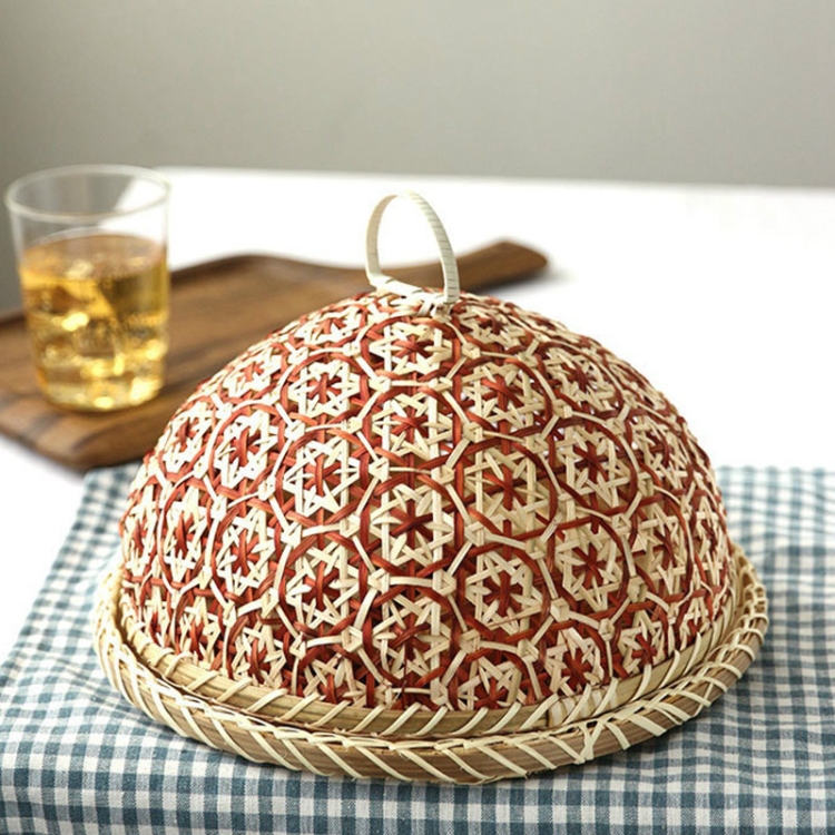 

Creative Handmade Bamboo Home Table Food Cover Dome, Size:Small 30cm