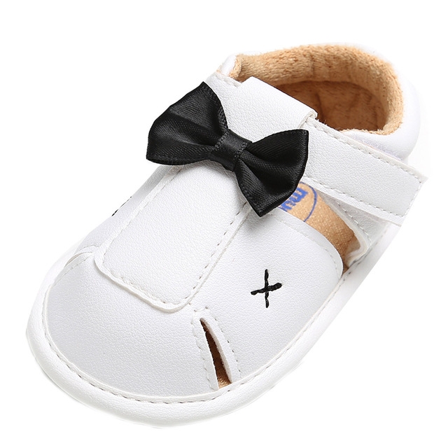

Infant Baby Sandals Hollow Out Shoes Bowknot Casual Soft Bottom Non-slip Toddler, Shoe Size:12cm(White)