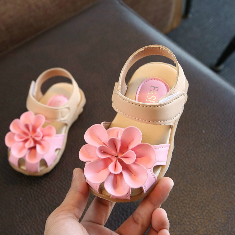 

2 Pairs Fashion Girls Sandals Little Kids Cow Muscle Soft Bottom Toddler Shoes, Shoe Size:24(15cm)(Pink)