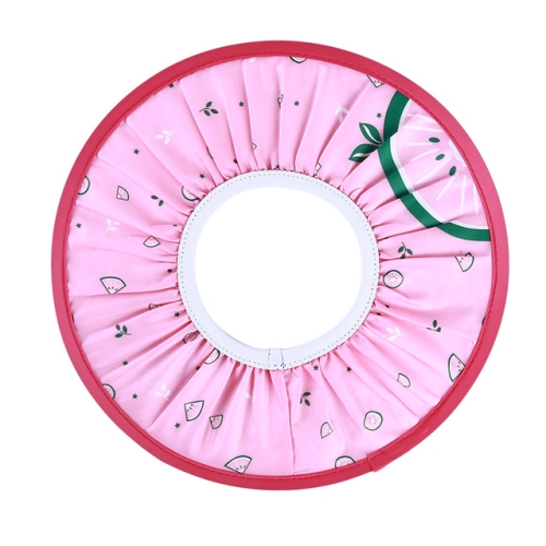 

Soft And Safe Toddler Kids Wash Hair Shield Caps Baby Hat Shampoo Bathing Shower Protect(Pink)